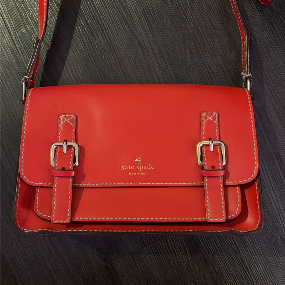 Kate Spade Essex Scout Leather Crossbody Messenger Bag
